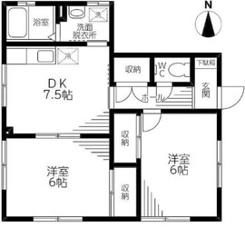 ドエルお花茶屋の物件間取画像